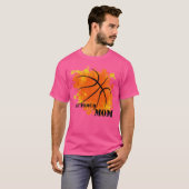 T-shirt Basket-ball - Une mère fière - Orange (Devant entier)