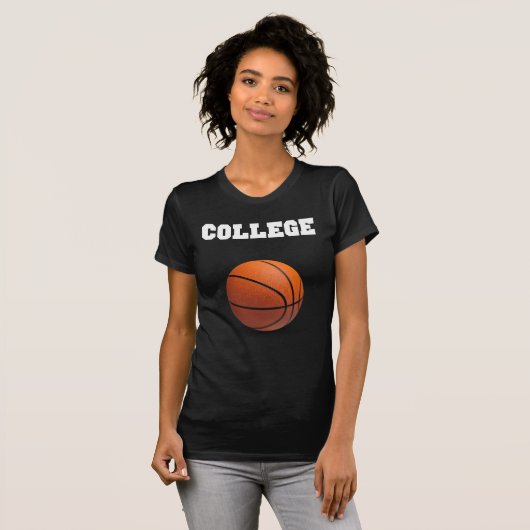 T-shirt Basket-ball universitaire (Devant entier)