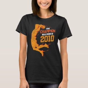 T-shirt Basket-ball vintage 12e anniversaire 2010 en état 