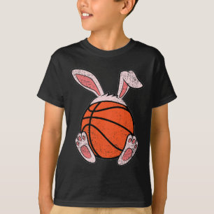 T-shirt Basket de Pâques Lapin Amoureux Oreilles Ball Cute