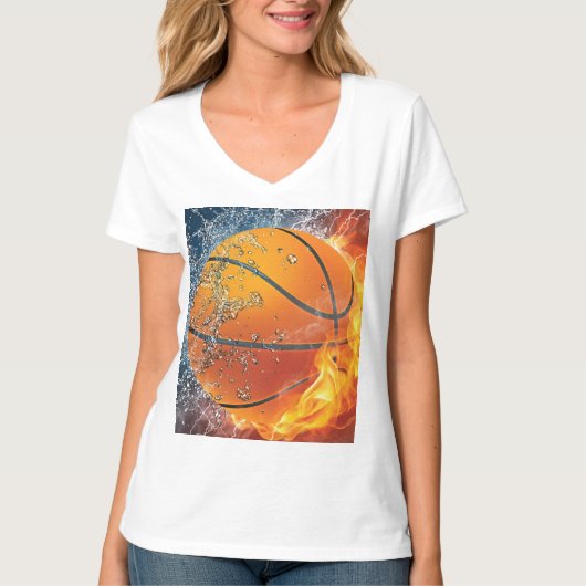 T-shirt Basket flamboyant (Devant)