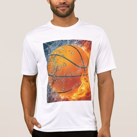 T-shirt Basket flamboyant (Devant)