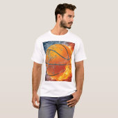 T-shirt Basket flamboyant (Devant entier)