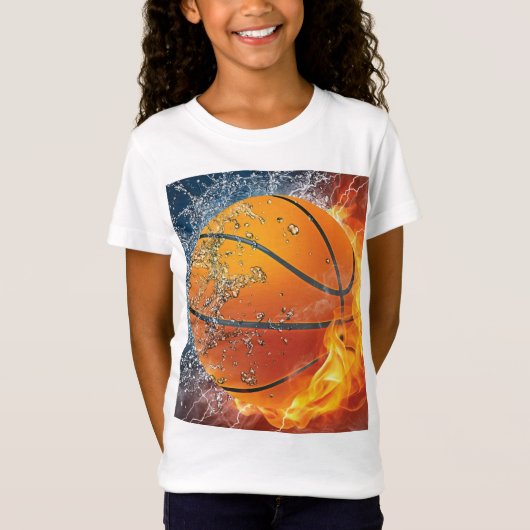 T-Shirt Basket flamboyant (Devant)