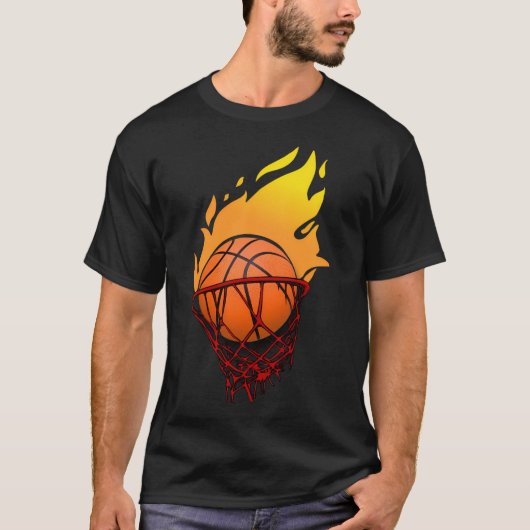 T-shirt Basket flamboyant (Devant)