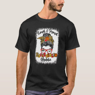 T-shirt Basket Fort Et Fier Nannie Messy Bun Bleache