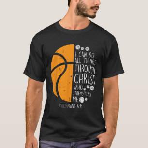 T-shirt Basket Je Peux Faire Des Choses Bible Verse Dieu J