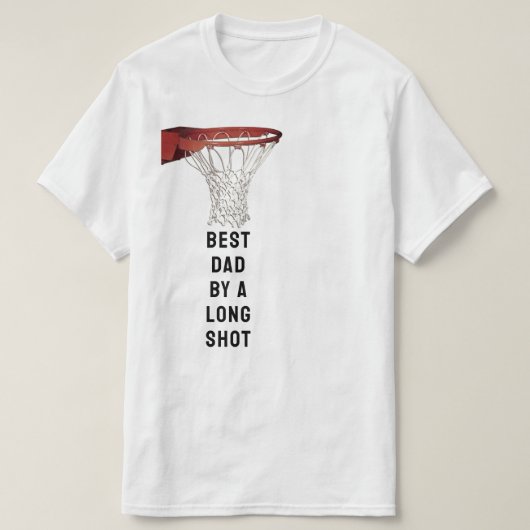 T-shirt Basket meilleur papa (Design devant)