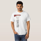 T-shirt Basket meilleur papa (Devant entier)