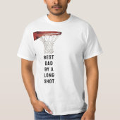 T-shirt Basket meilleur papa (Devant)