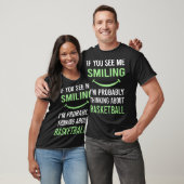 T-shirt Basket souriant (Unisexe)