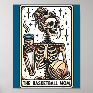 T-shirt Basketbal Moeder Tarotkaart Basketbal Poster
