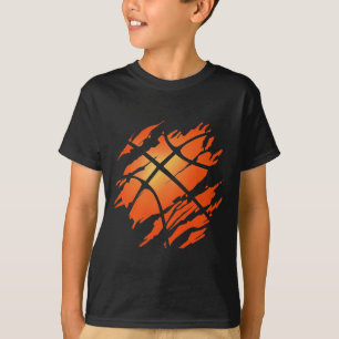 T-shirt Basketball américain Drapeau Sports Lover Athlète