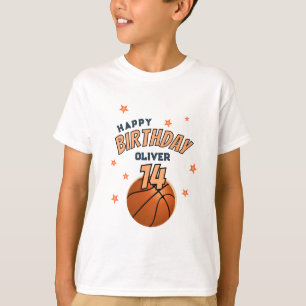 T-shirt Basketball Ball Sports Joyeux Birthday Boy