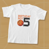 T-shirt Basketball Birthday Boy