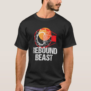T-shirt Basketball Court Funny Rebound Beast Player Cadeau