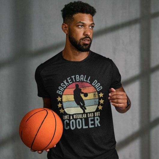 T-shirt Basketball Dad Like a Regular Dad But Cooler