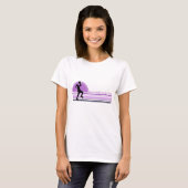 T-shirt Basketball dans Mon ADN Retro Sunset (Devant entier)