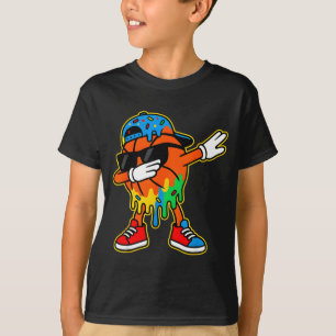 T-shirt Basketball de dabbing Crème glacée au goutte à gou