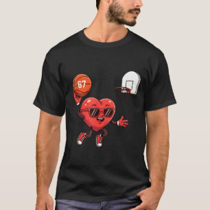 T-shirt Basketball de la Saint-Valentin 67 Coach sportif d