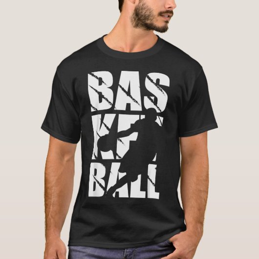 T-shirt Basketball Design For Basketball Player And Basket (Devant)