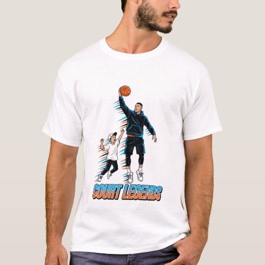 T-shirt Basketball Drip Neon Basketball Graphics  (Devant)