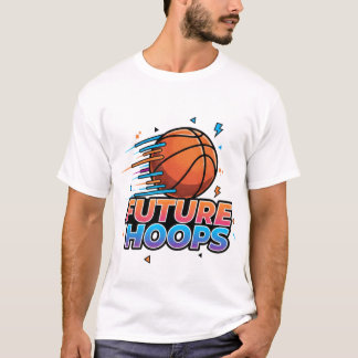T-shirt Basketball Drip Neon Basketball Graphics 