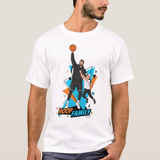 T-shirt Basketball Drip Neon Basketball Graphics (Devant)