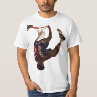 T-shirt Basketball Dunk numéro 2 vu d'en dessous Sport Art