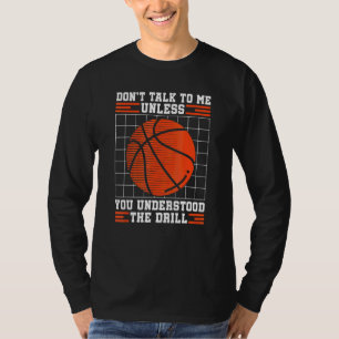 T-shirt Basketball Exercices d'entraîneurs Sport Hoop Girl