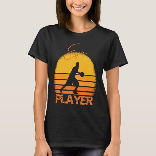 T-shirt Basketball fans motif epic player saying retro (Devant)