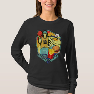 T-shirt Basketball Fastfood Fries Burger Field Player Équi