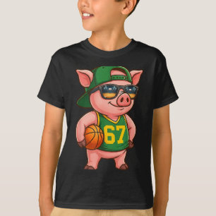 T-shirt Basketball G drôle 67 argot Gen Alpha Srts Hommes