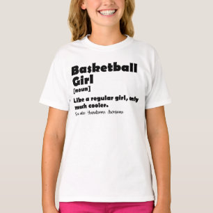 T-shirt Basketball Girl Funny Dictionnaire Définition Fill