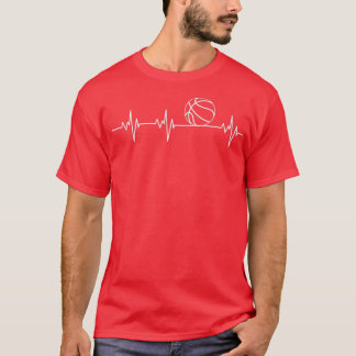 T-shirt Basketball Heartbeat