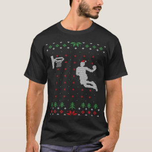 T-shirt Basketball laid Noël Noël Noël Noël Noël Funny Pèr