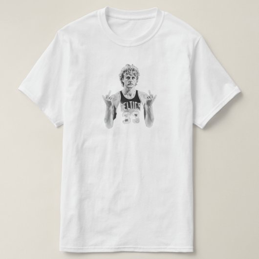 T-shirt Basketball Larry Bird  (Design devant)