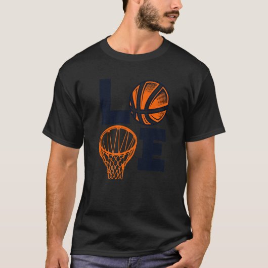 T-shirt Basketball Love Pro Player Basketball professionne (Devant)