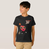 T-shirt Basketball Lover Hoop Loop Valentine Day (Devant entier)