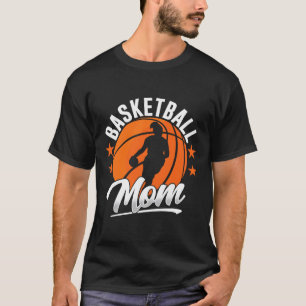 T-shirt Basketball Maman Coach Match Joueur Équipe Mère Mo