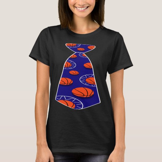 T-shirt Basketball Necktie for Basketball (Devant)