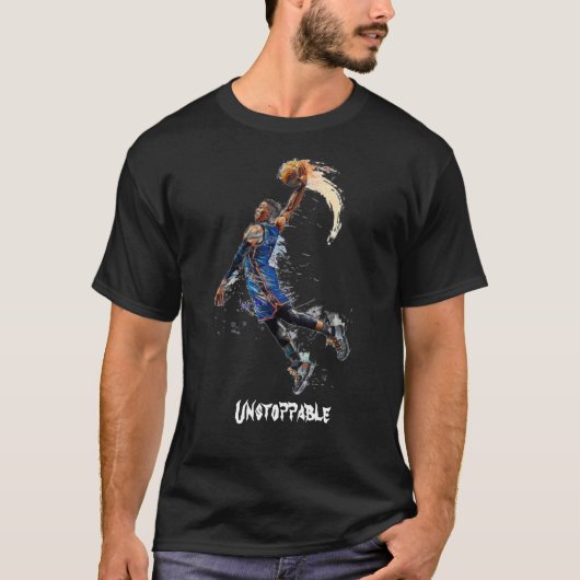T-shirt Basketball non stoppable Westbrook (Devant)