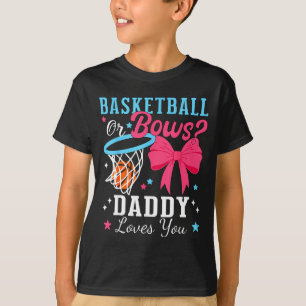 T-shirt Basketball ou arcs papa aime la fête de révélation