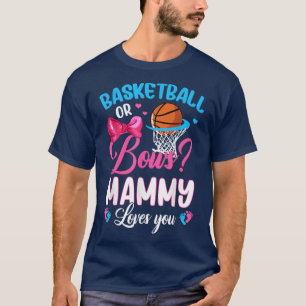 T-shirt Basketball ou Bows MAMMY vous aime Genre Révéler P