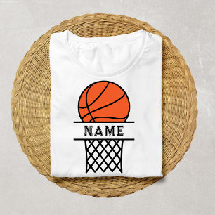 T-shirt Basketball Personnalisé Nom Basketball Amateurs de
