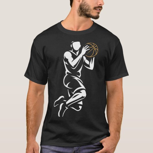 T-shirt Basketball Player  (Devant)