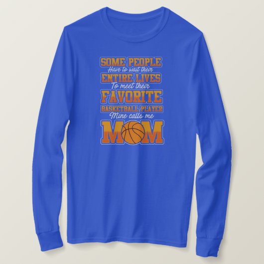 T-shirt Basketball Player Mom Funny Saying Game Fan (Design devant)