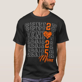 T-shirt Basketball Senior Maman Classe De Graduation De 20
