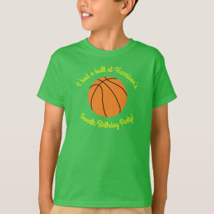 T-shirt Basketball Sports Anniversaire