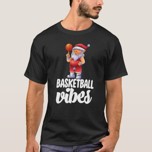 T-shirt Basketball Vibes Gnome  Basketball Game Celebratio (Devant)